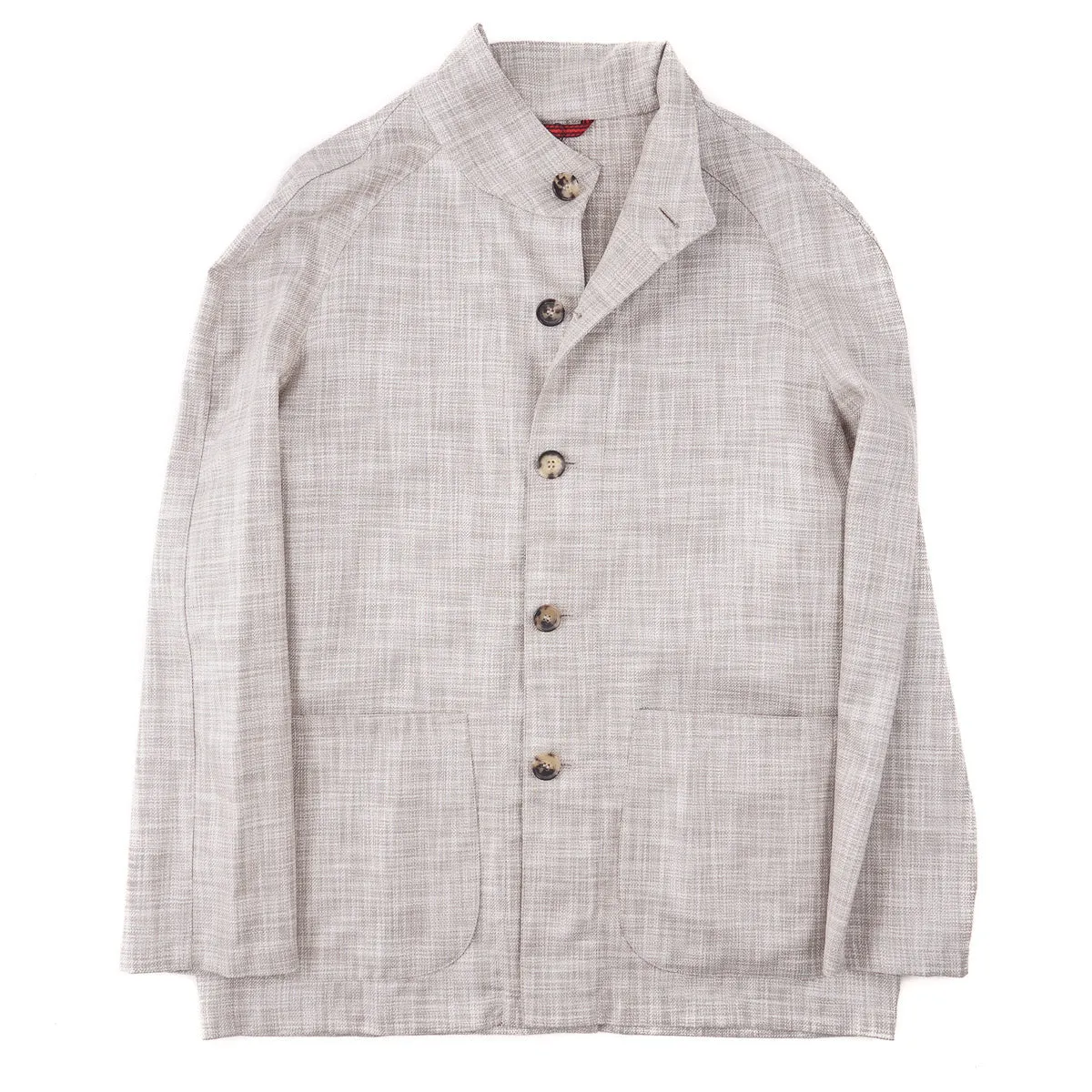 Isaia Wool-Cotton-Silk Light Jacket