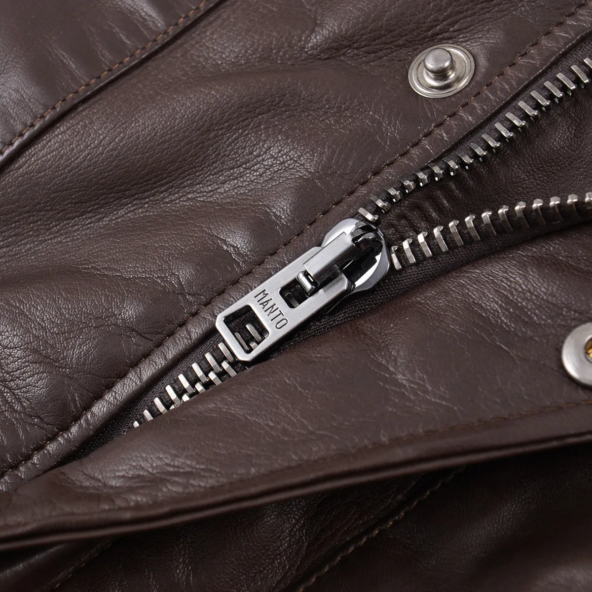 Manto Soft Nappa Leather Jacket