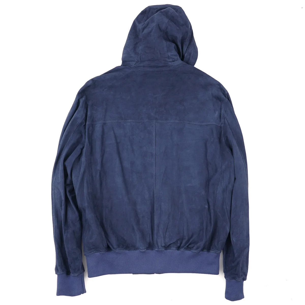 Rifugio Hooded Lambskin Suede Jacket
