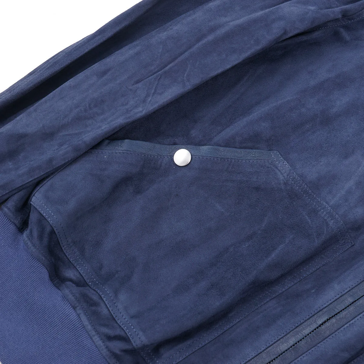 Rifugio Hooded Lambskin Suede Jacket