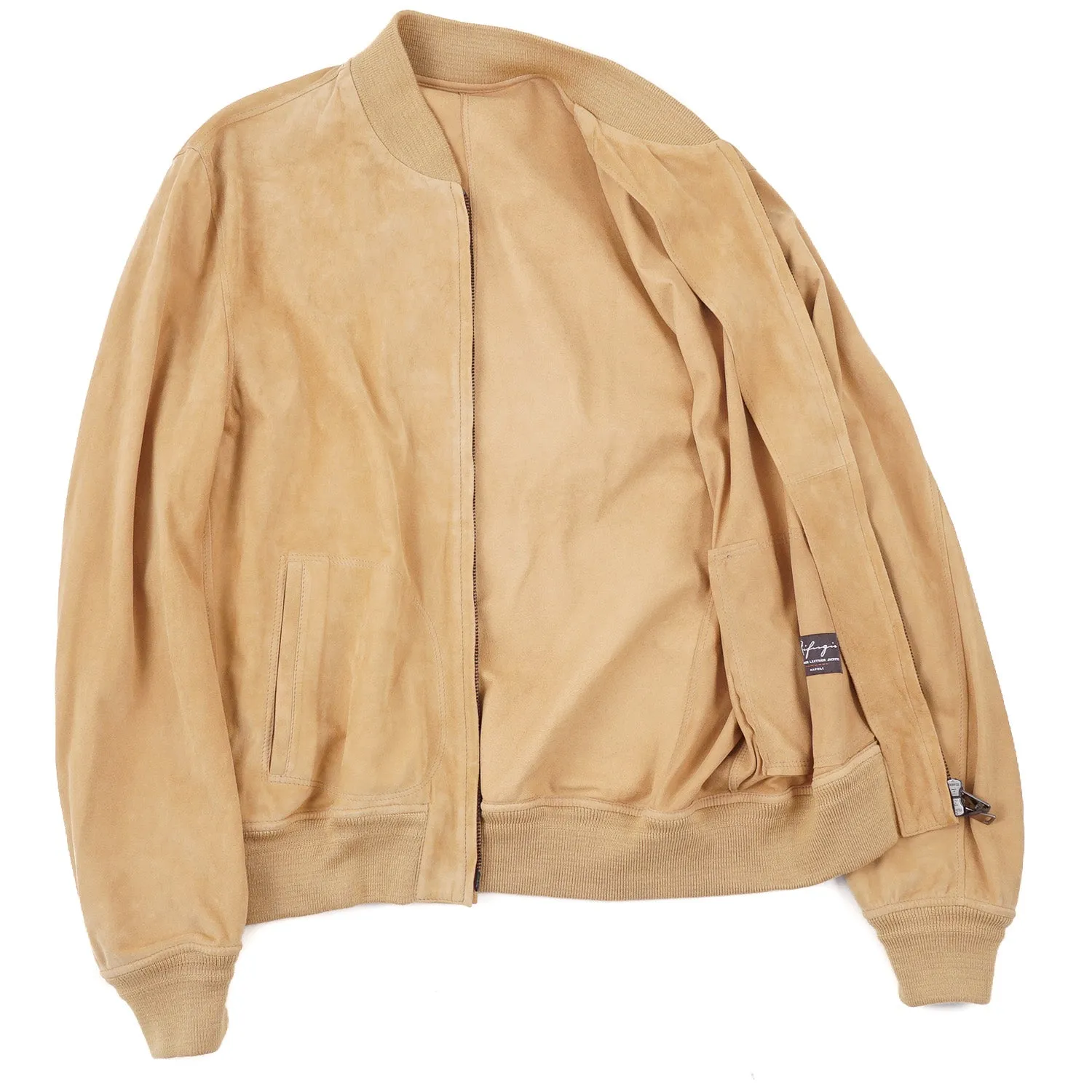 Rifugio Nappa Suede Bomber Jacket