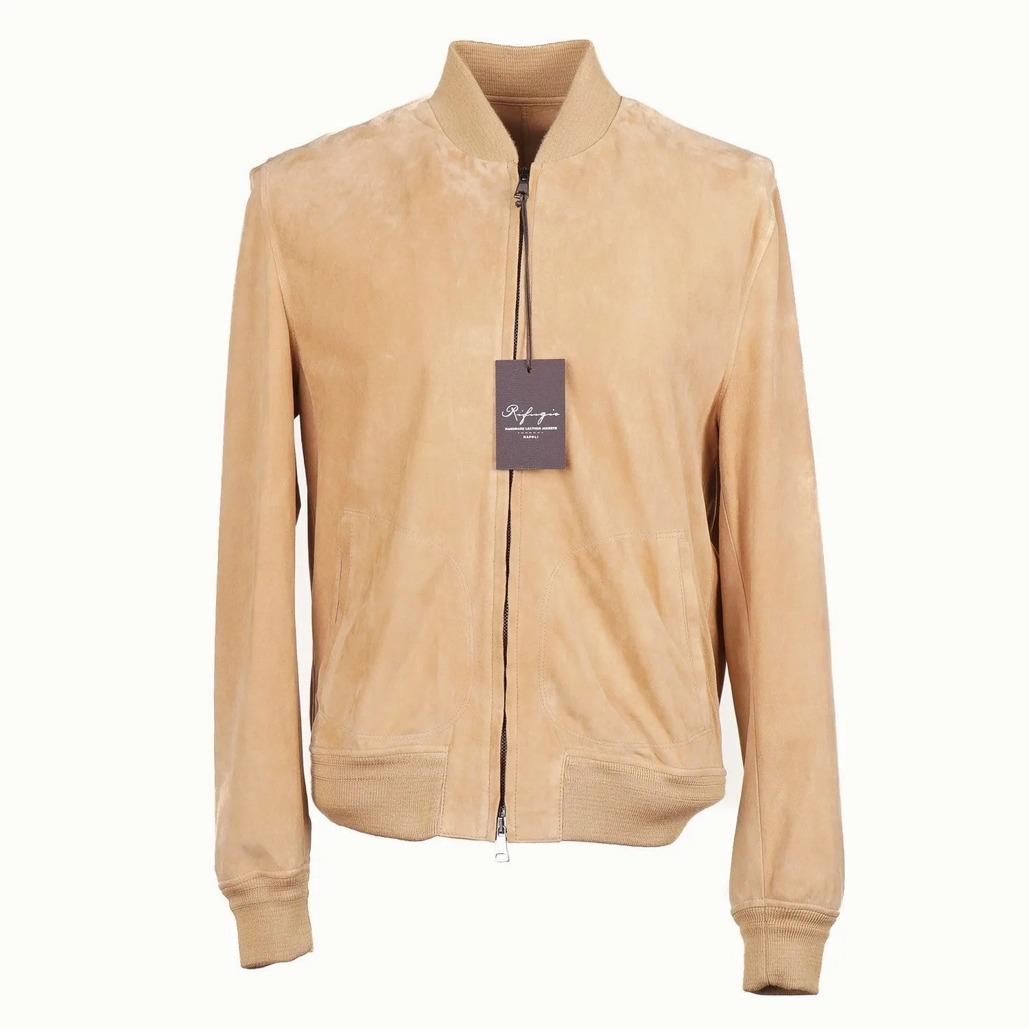 Rifugio Nappa Suede Bomber Jacket