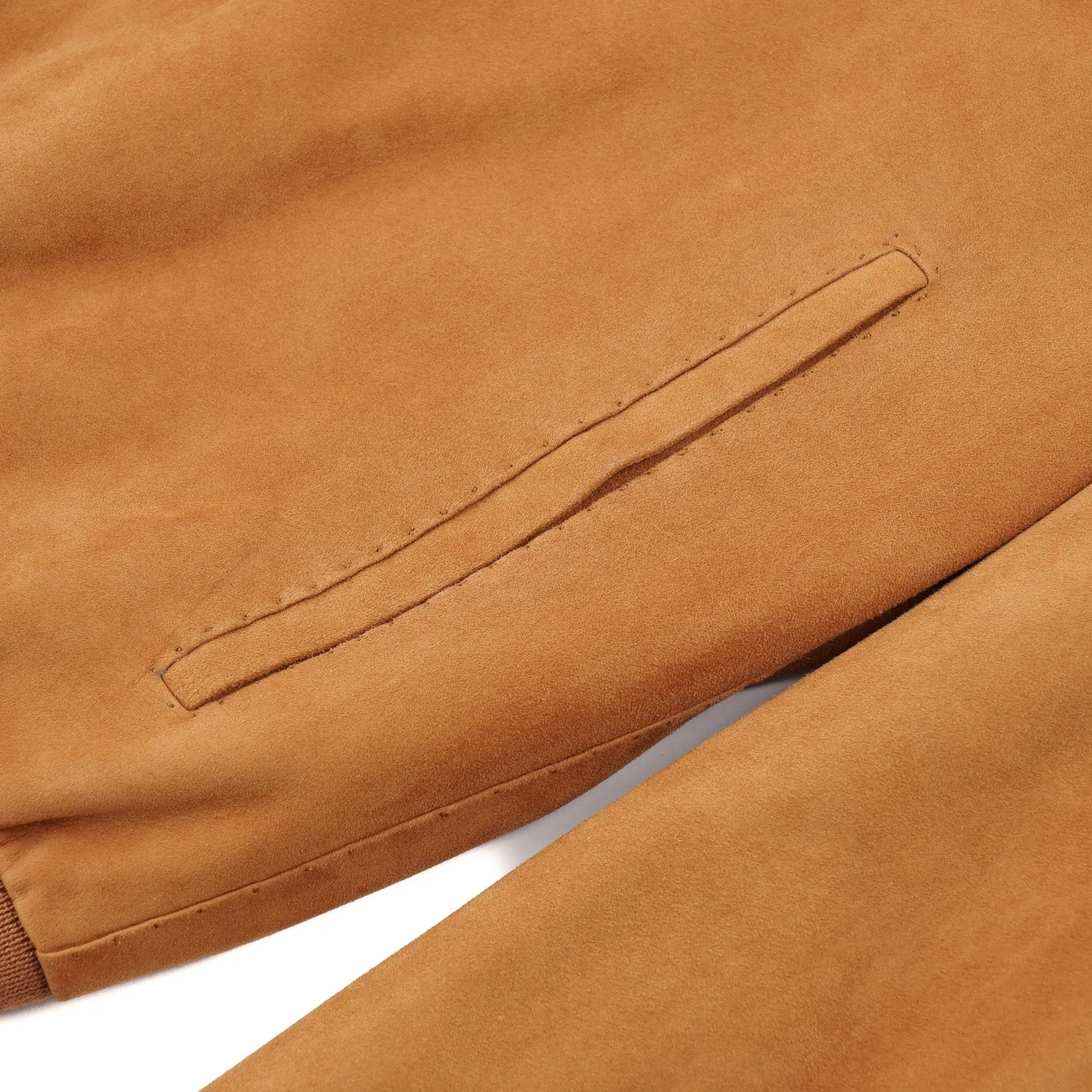 Rifugio Nappa Suede Bomber Jacket