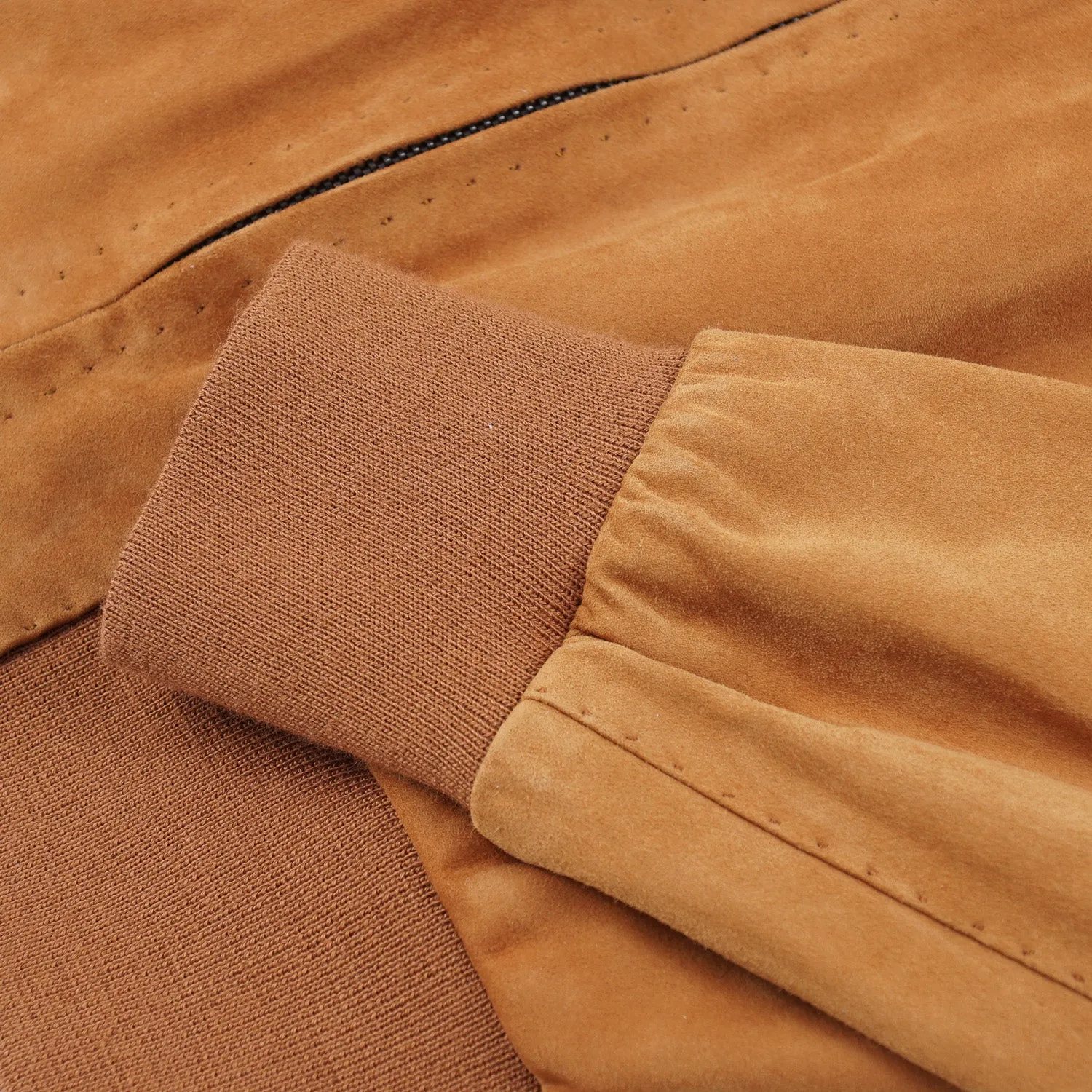 Rifugio Nappa Suede Bomber Jacket
