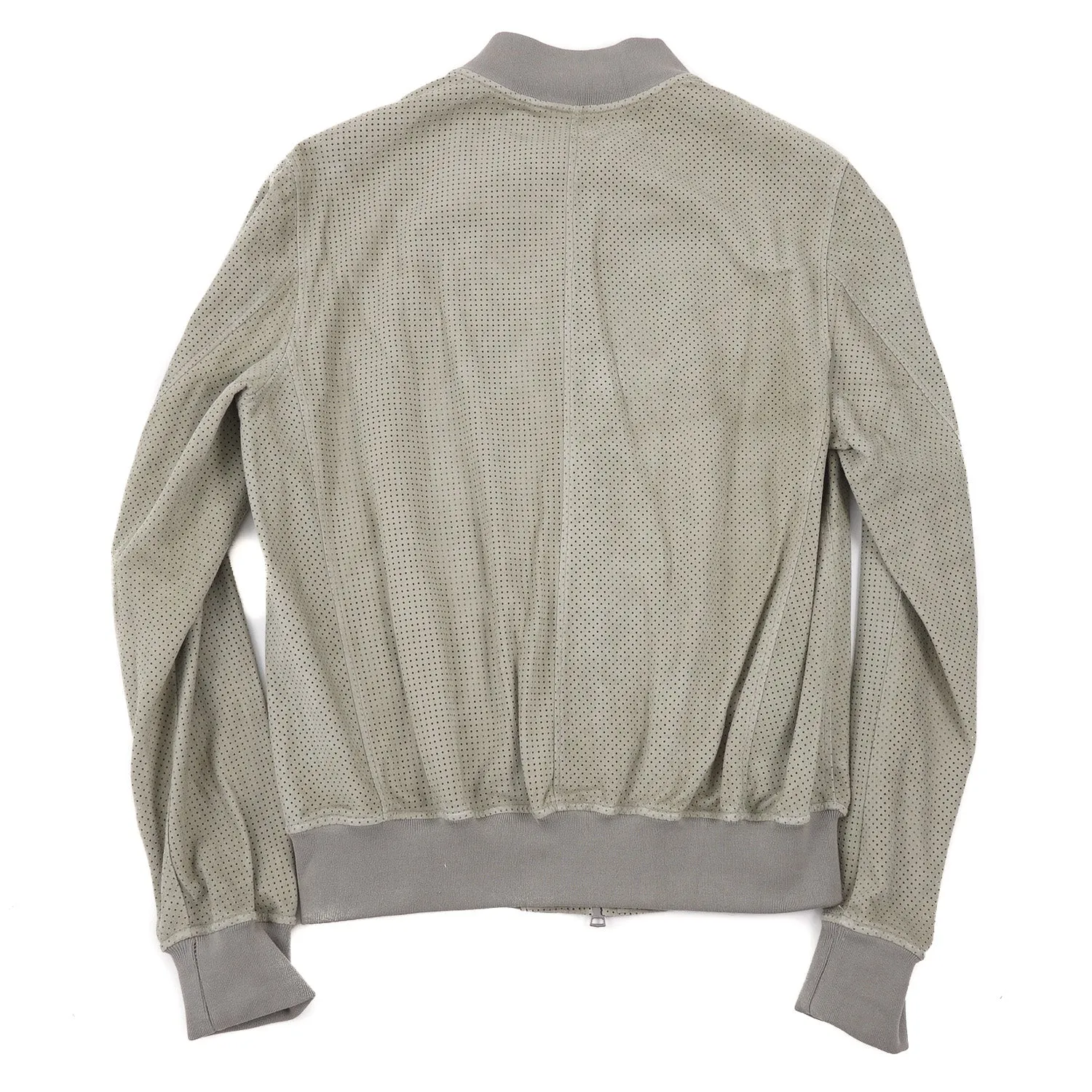 Rifugio Perforated Suede Bomber Jacket