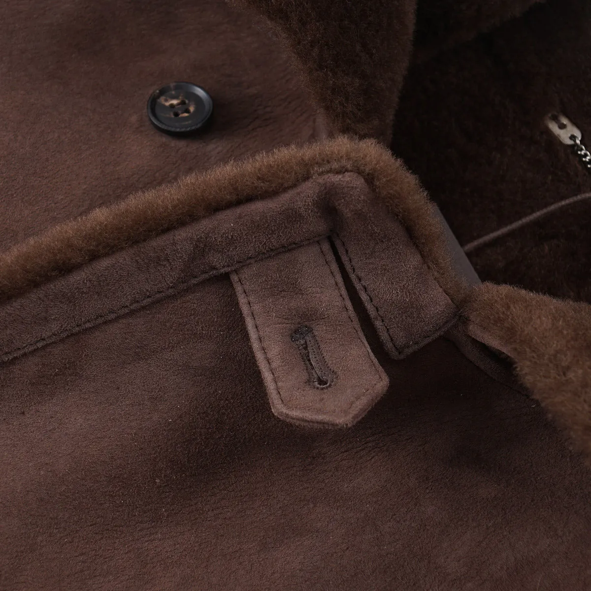 Rifugio Plush Shearling Leather Overcoat