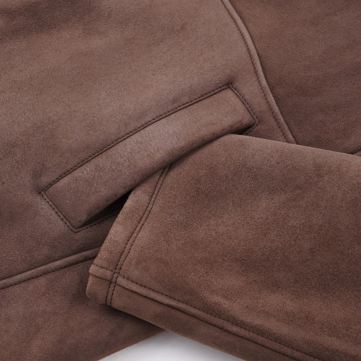 Rifugio Plush Shearling Leather Overcoat