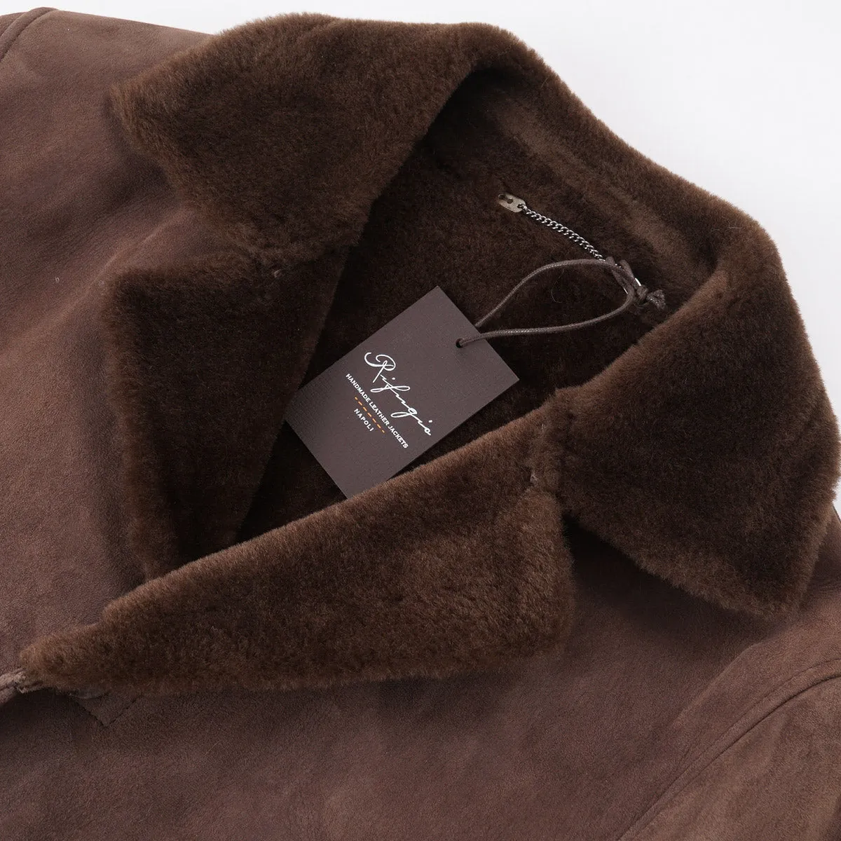 Rifugio Plush Shearling Leather Overcoat