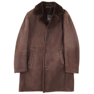 Rifugio Plush Shearling Leather Overcoat