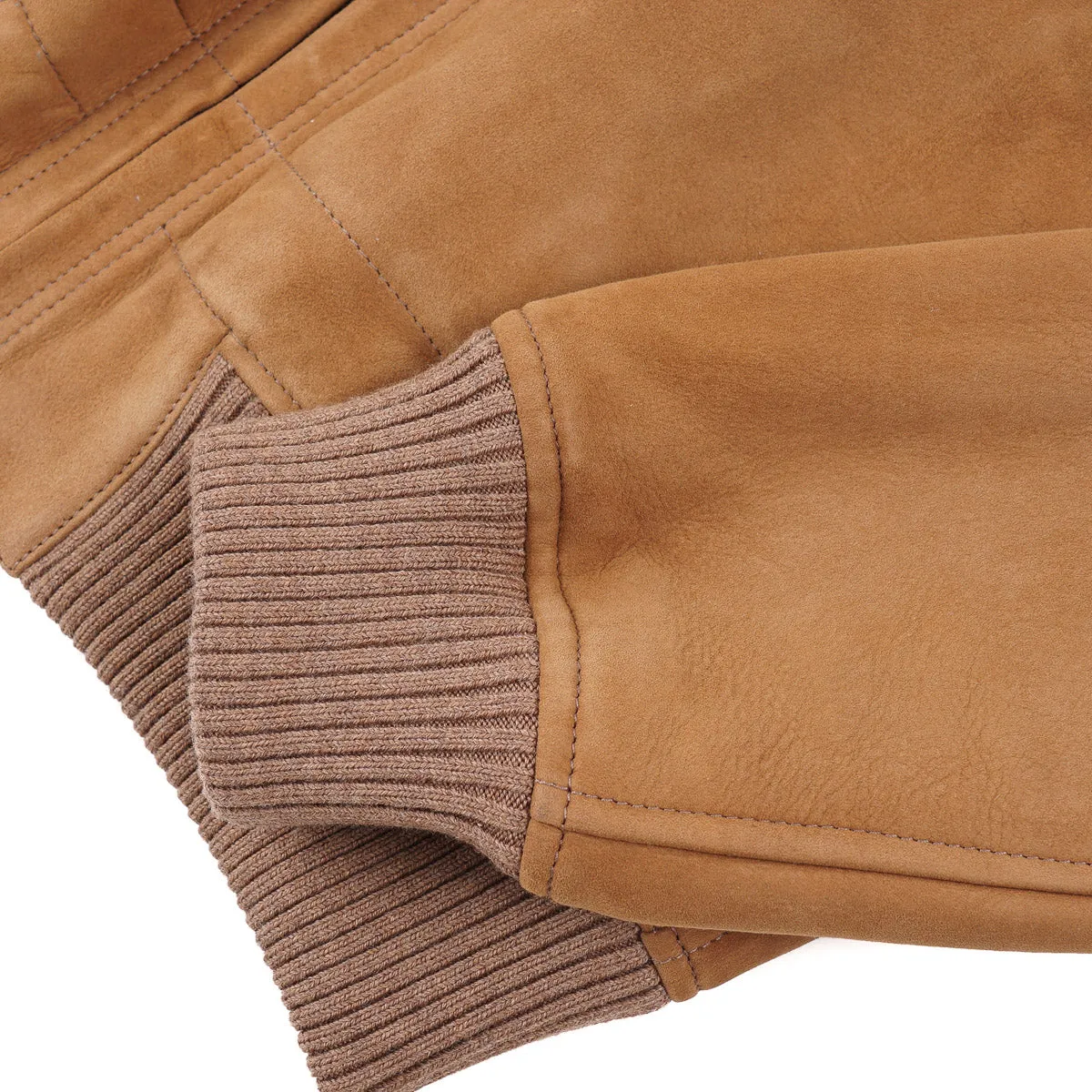 Rifugio Shearling Leather Bomber Jacket