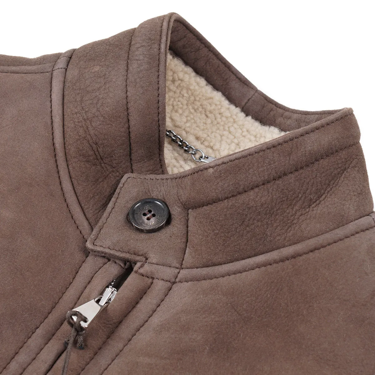 Rifugio Shearling Leather Bomber Jacket
