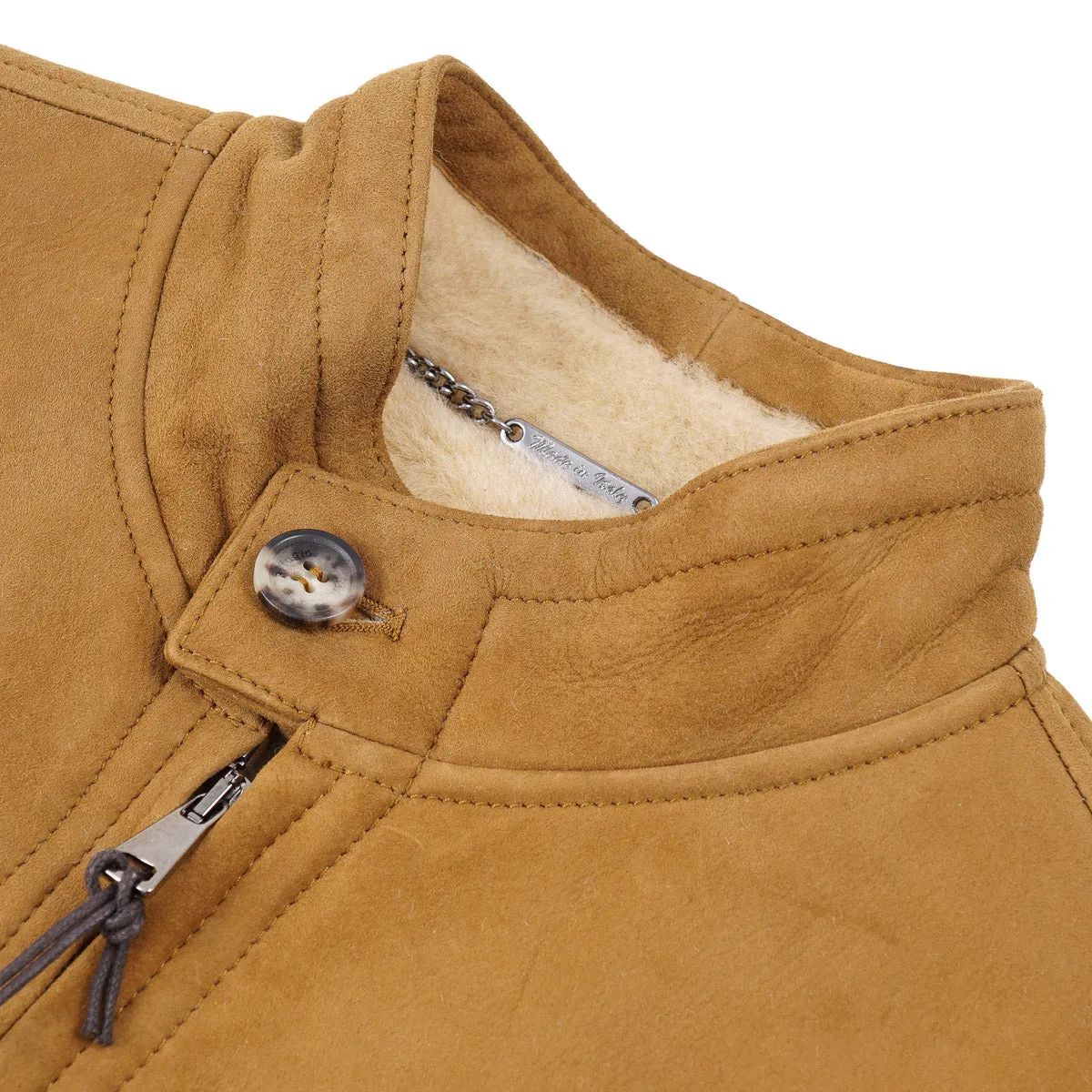 Rifugio Shearling Leather Bomber Jacket