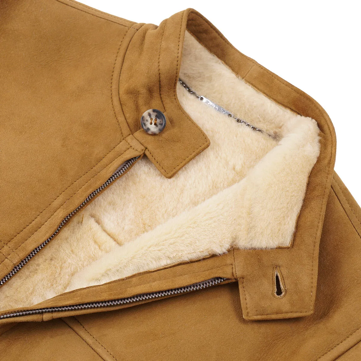 Rifugio Shearling Leather Bomber Jacket