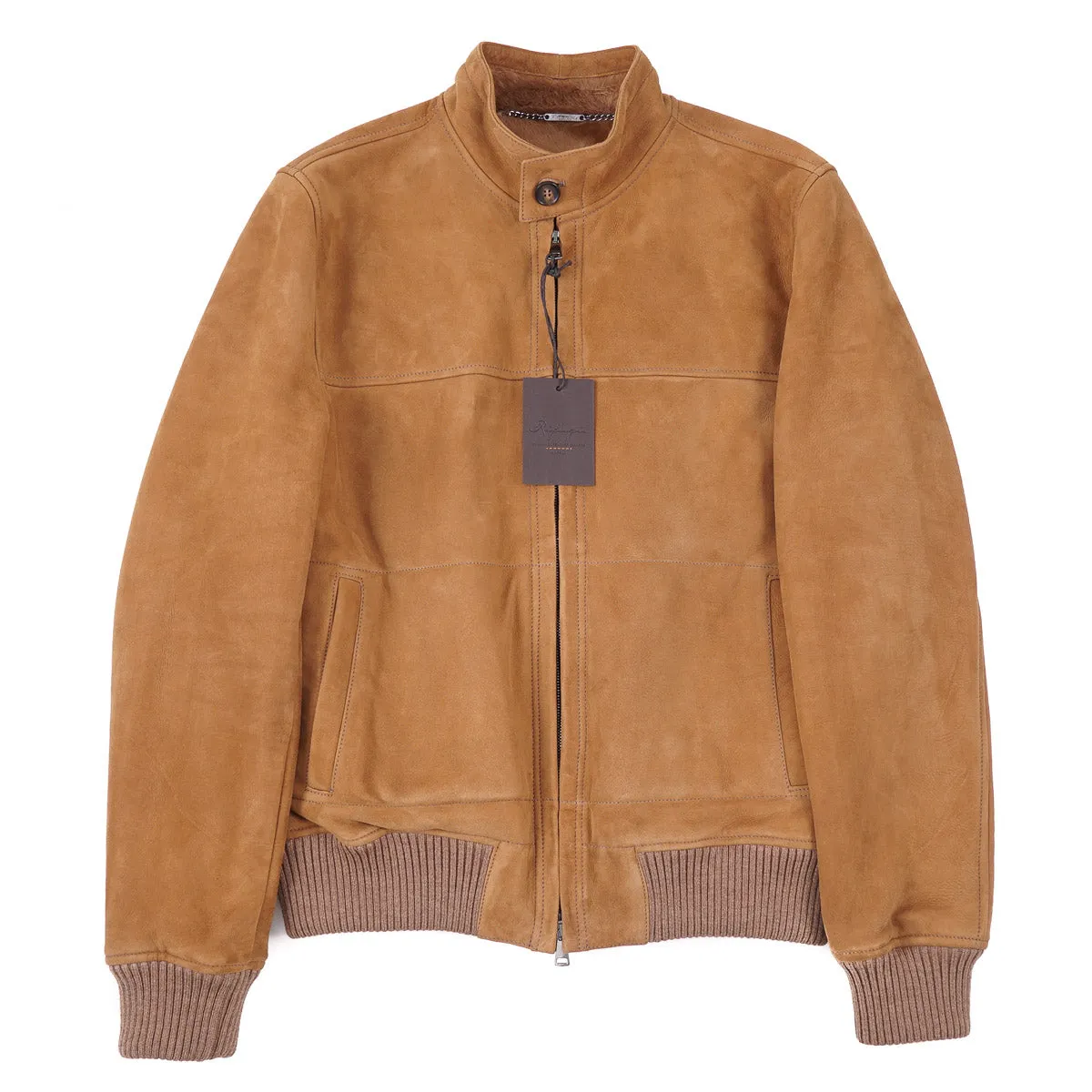 Rifugio Shearling Leather Bomber Jacket