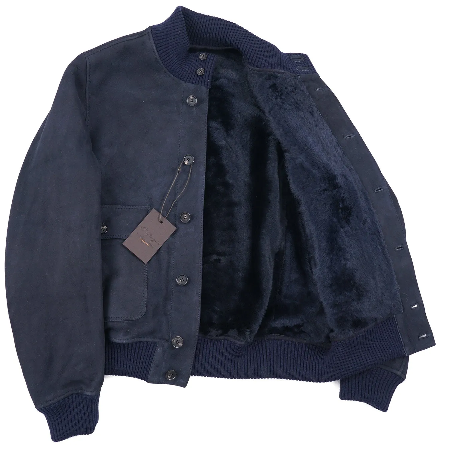 Rifugio Shearling Leather Bomber Jacket