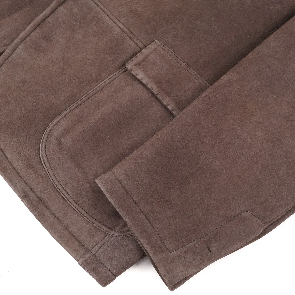 Rifugio Shearling Leather Outerwear Blazer