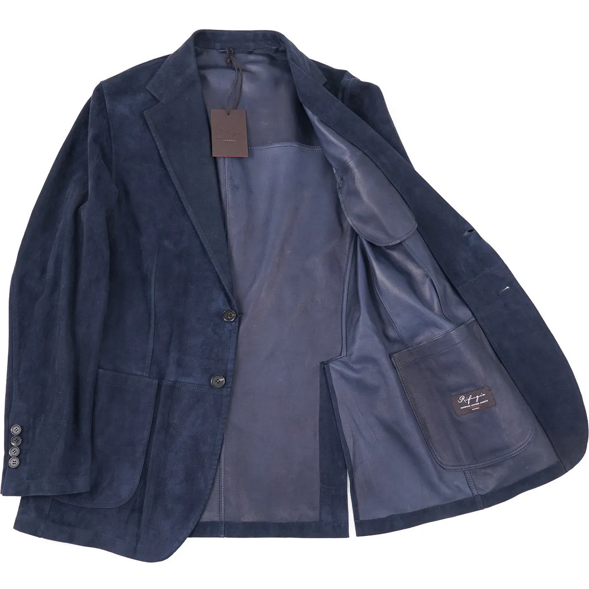 Rifugio Unlined Lambskin Suede Blazer