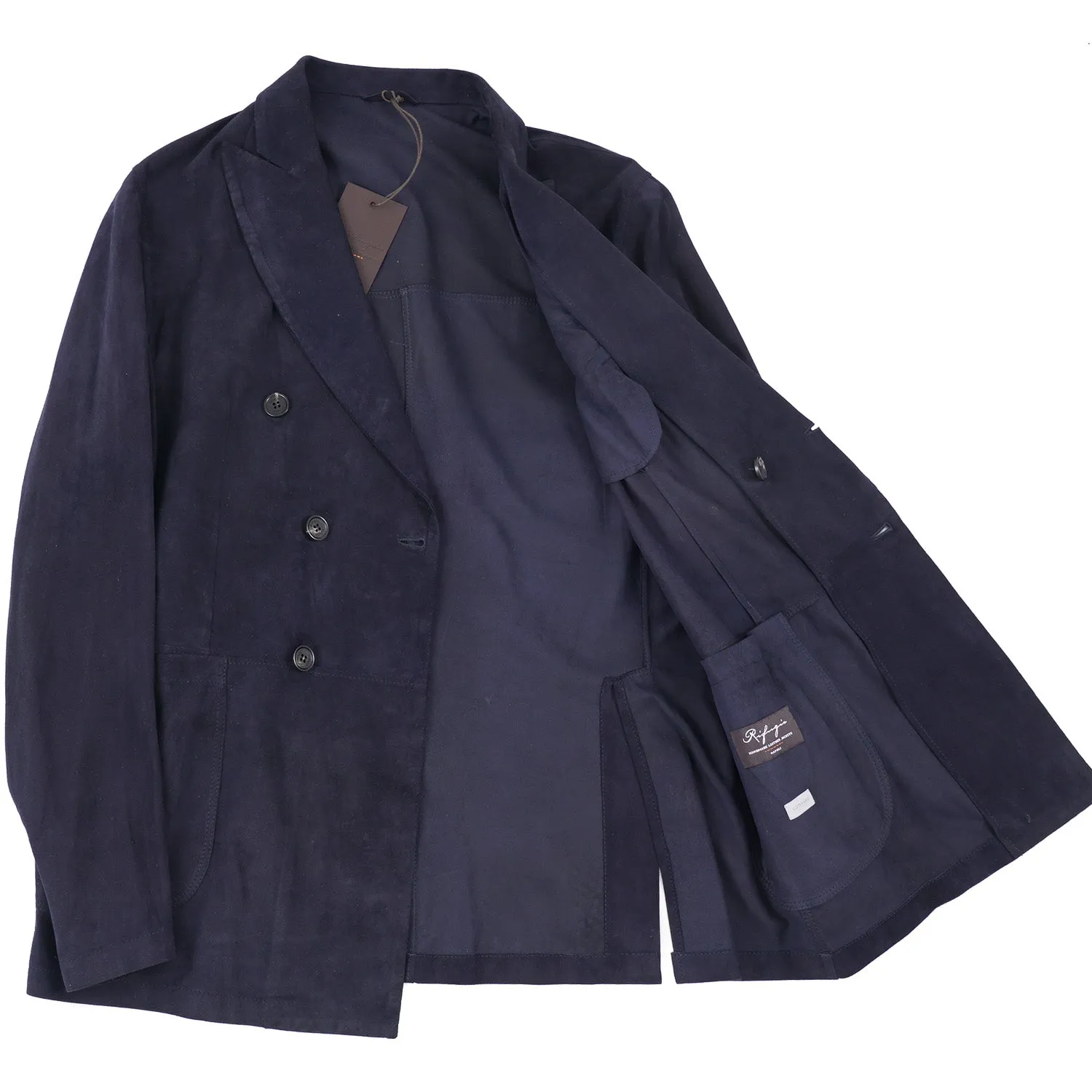 Rifugio Unlined Lambskin Suede Blazer