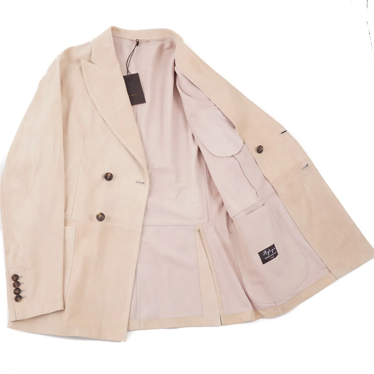 Rifugio Unlined Lambskin Suede Blazer