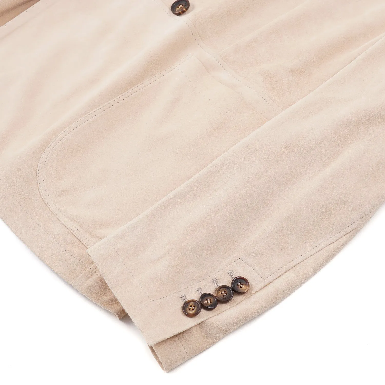 Rifugio Unlined Lambskin Suede Blazer