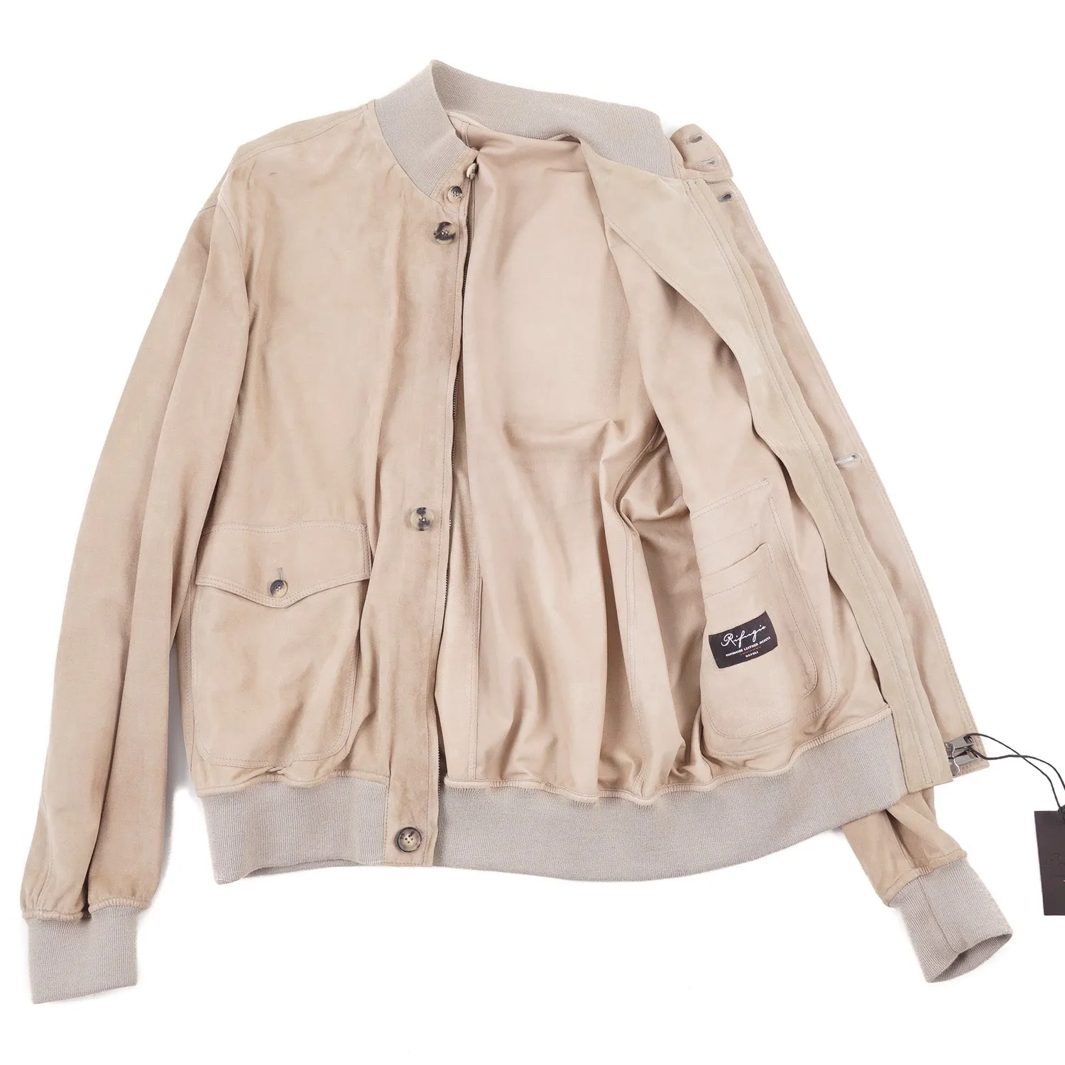 Rifugio Unlined Suede Bomber Jacket