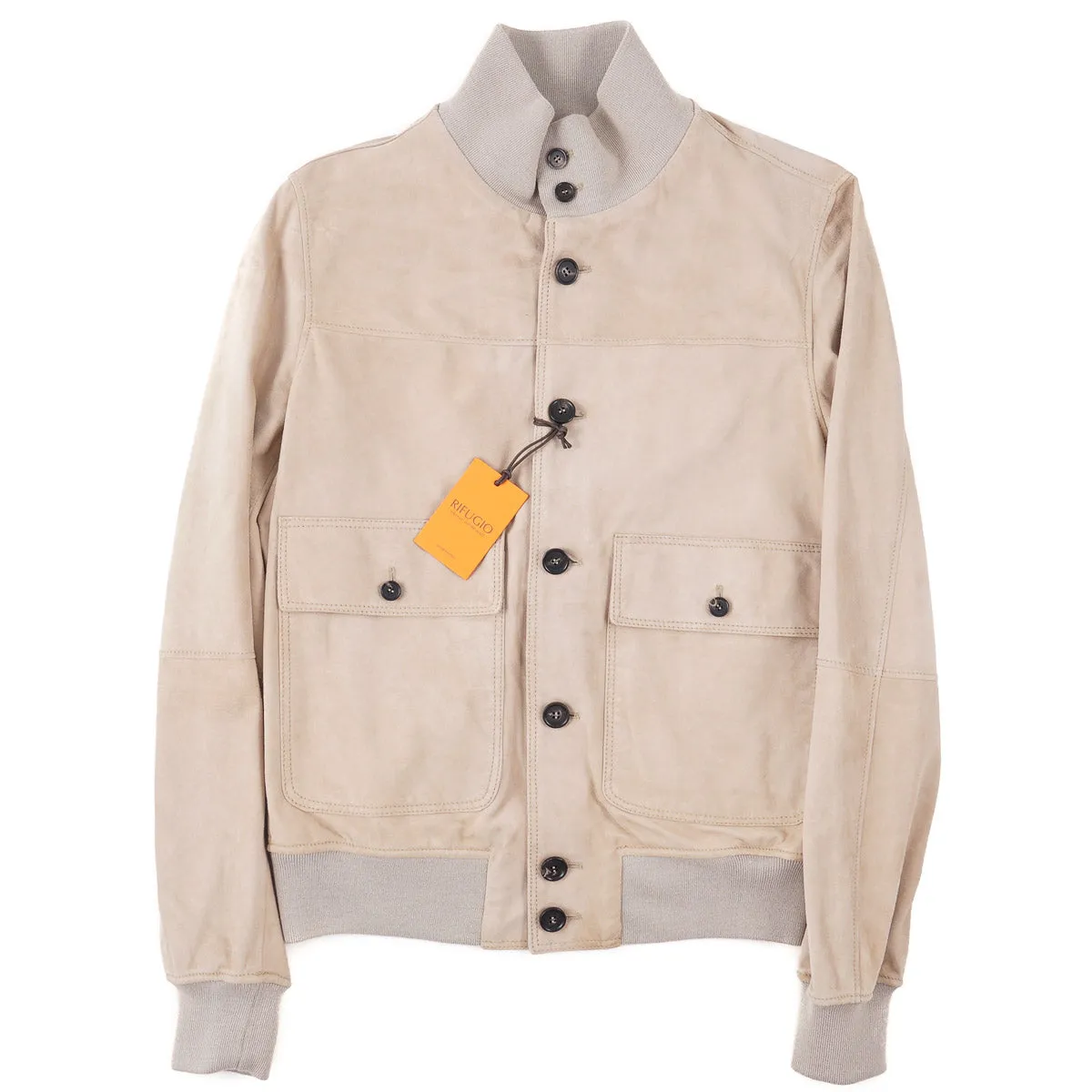 Rifugio Unlined Suede Bomber Jacket