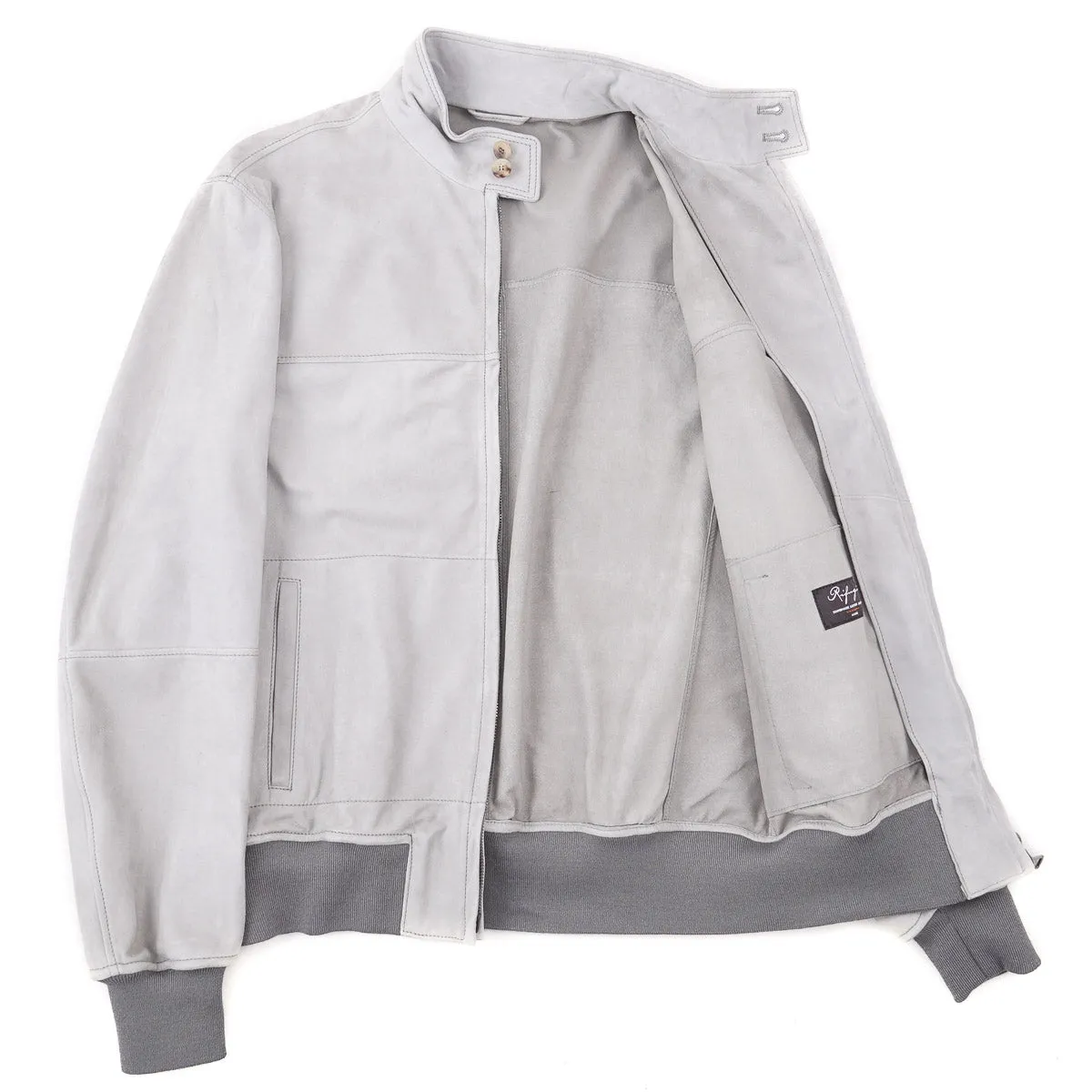 Rifugio Unlined Suede Bomber Jacket