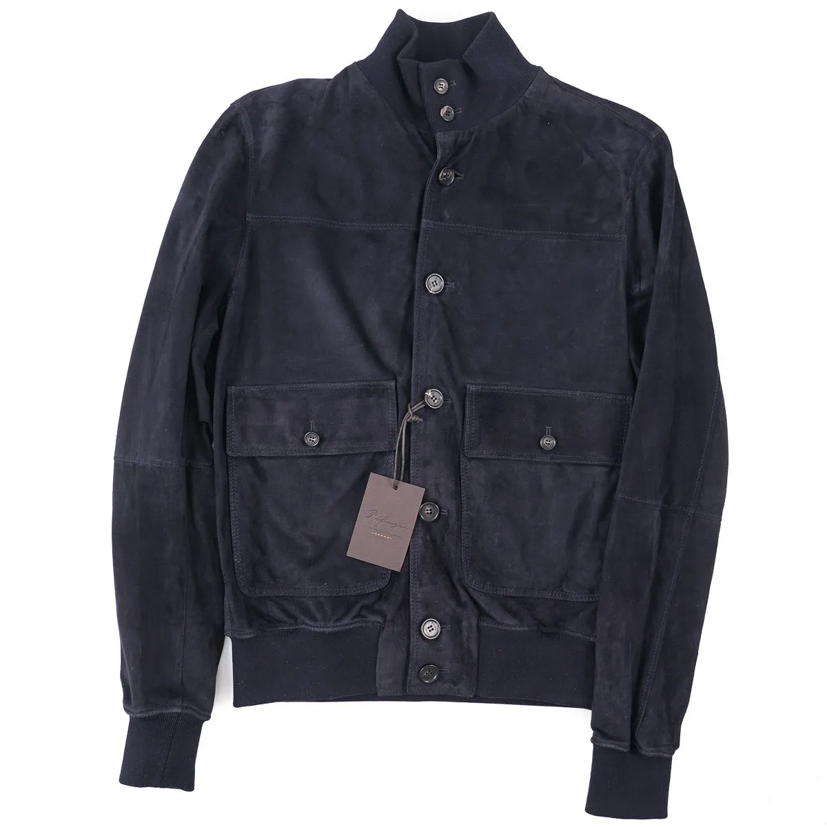 Rifugio Unlined Suede Bomber Jacket