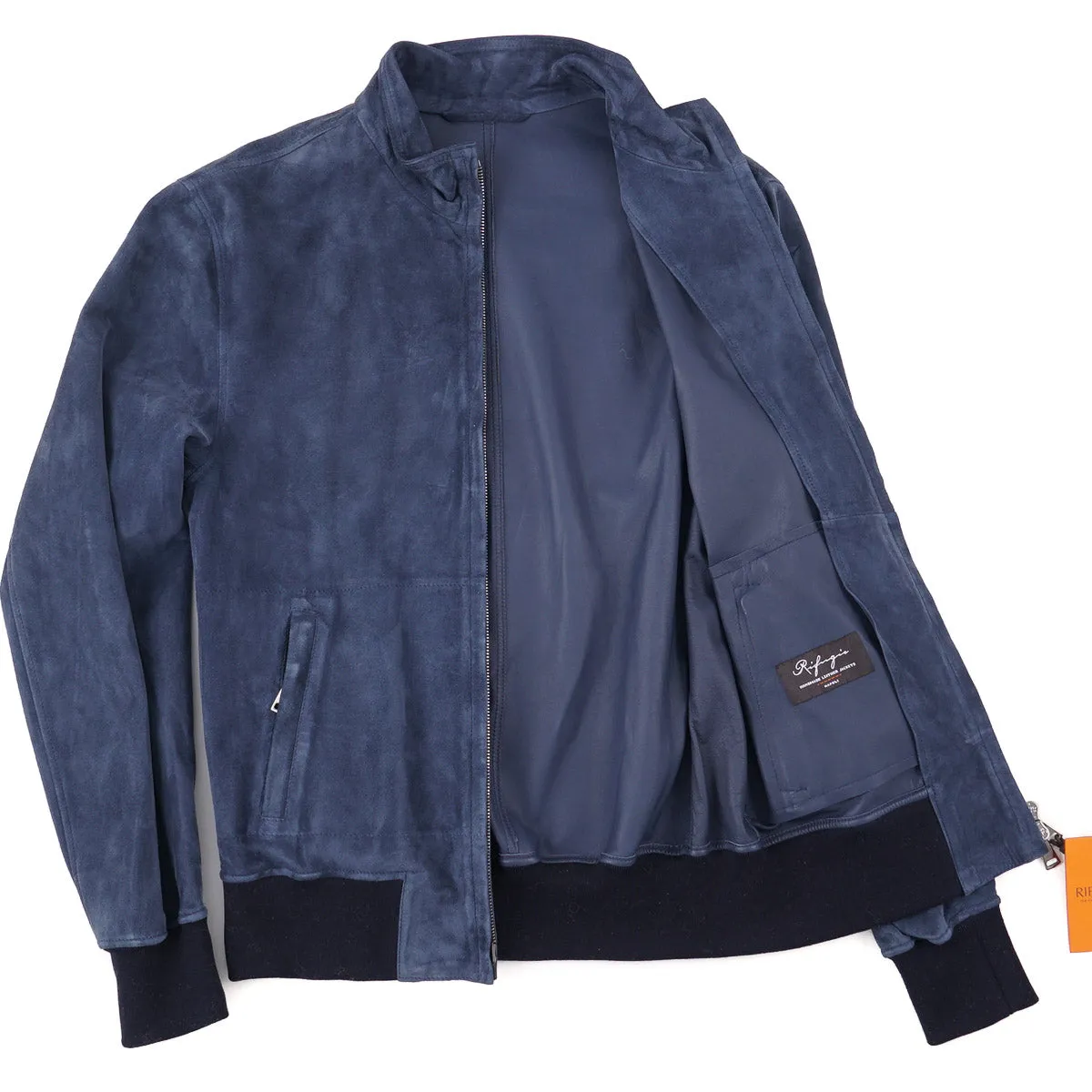 Rifugio Unlined Suede Bomber Jacket