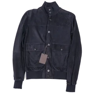 Rifugio Unlined Suede Bomber Jacket