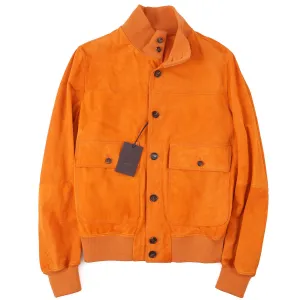 Rifugio Unlined Suede Bomber Jacket