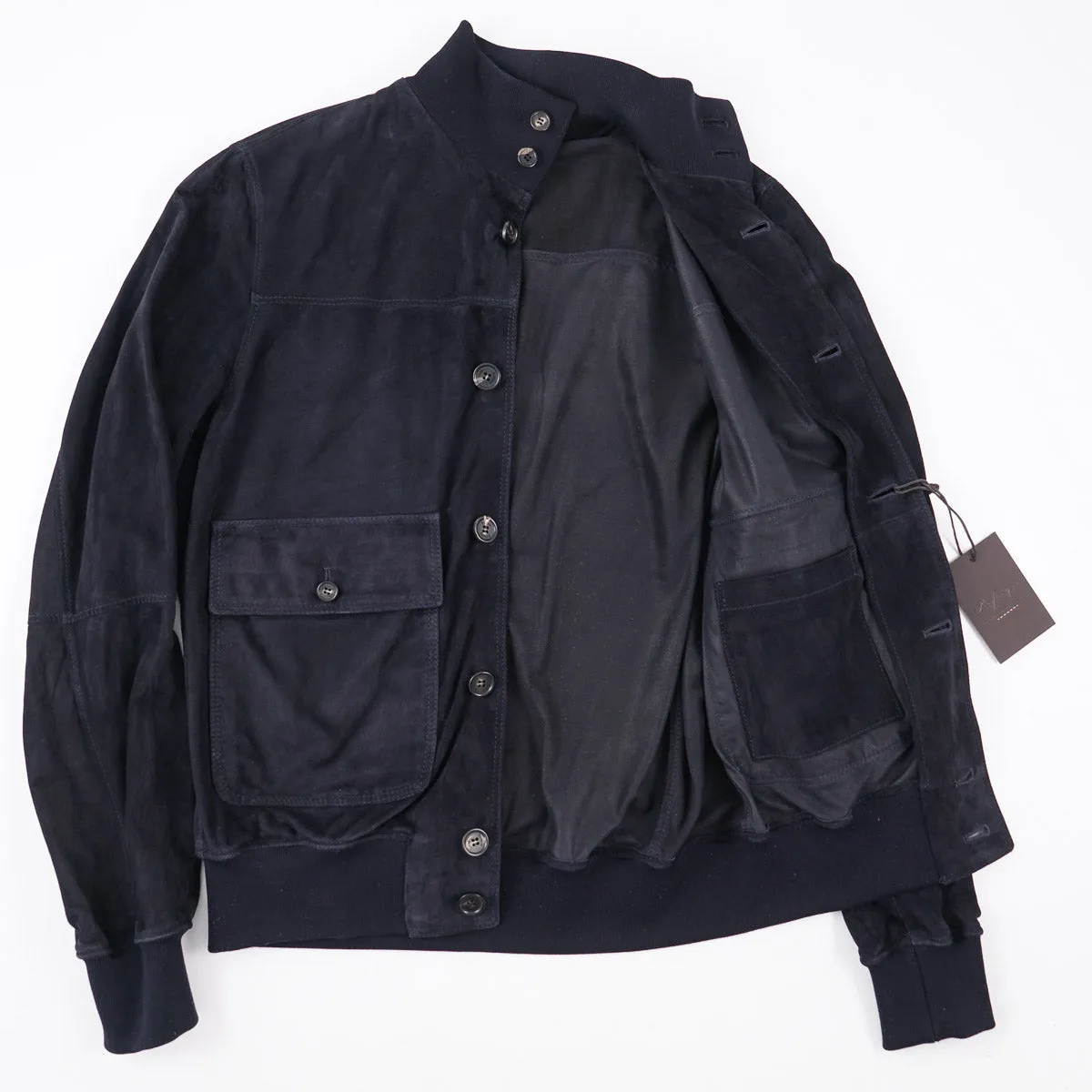 Rifugio Unlined Suede Bomber Jacket