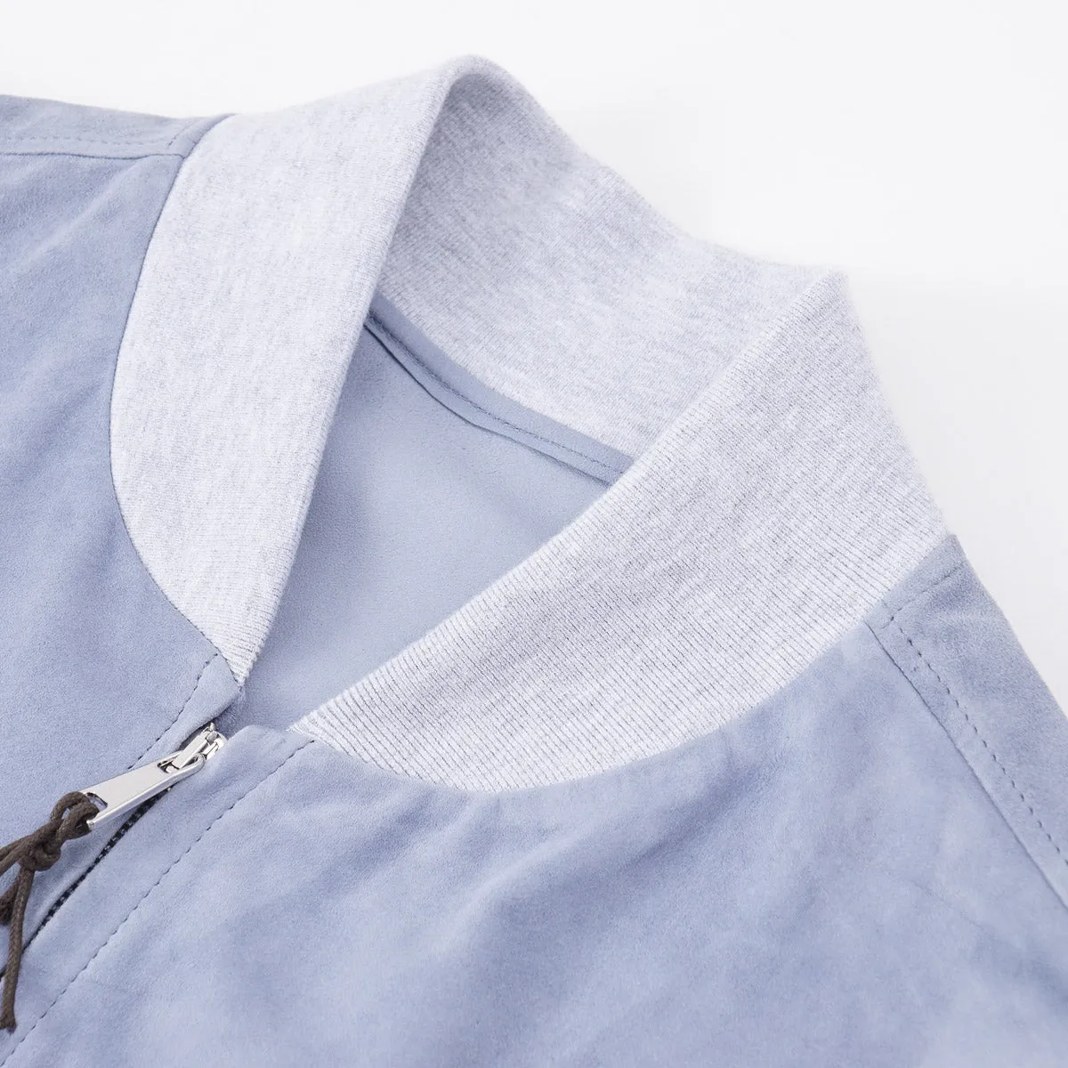 Rifugio Unlined Suede Bomber Jacket