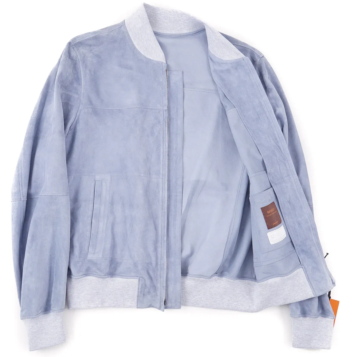 Rifugio Unlined Suede Bomber Jacket