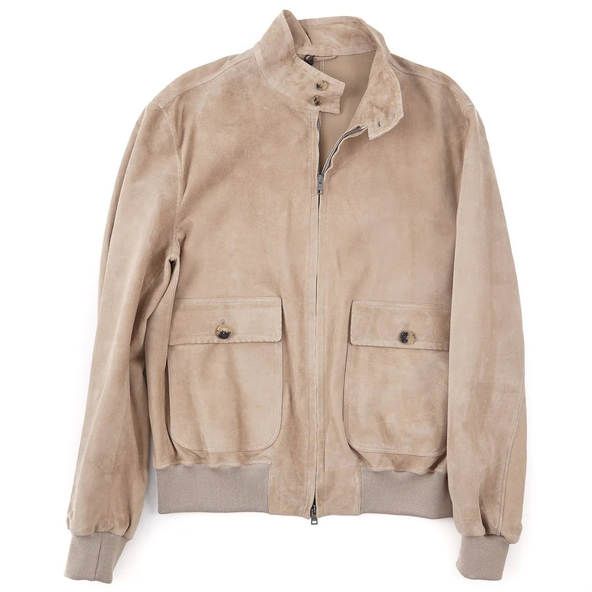 Rifugio Unlined Suede Bomber Jacket