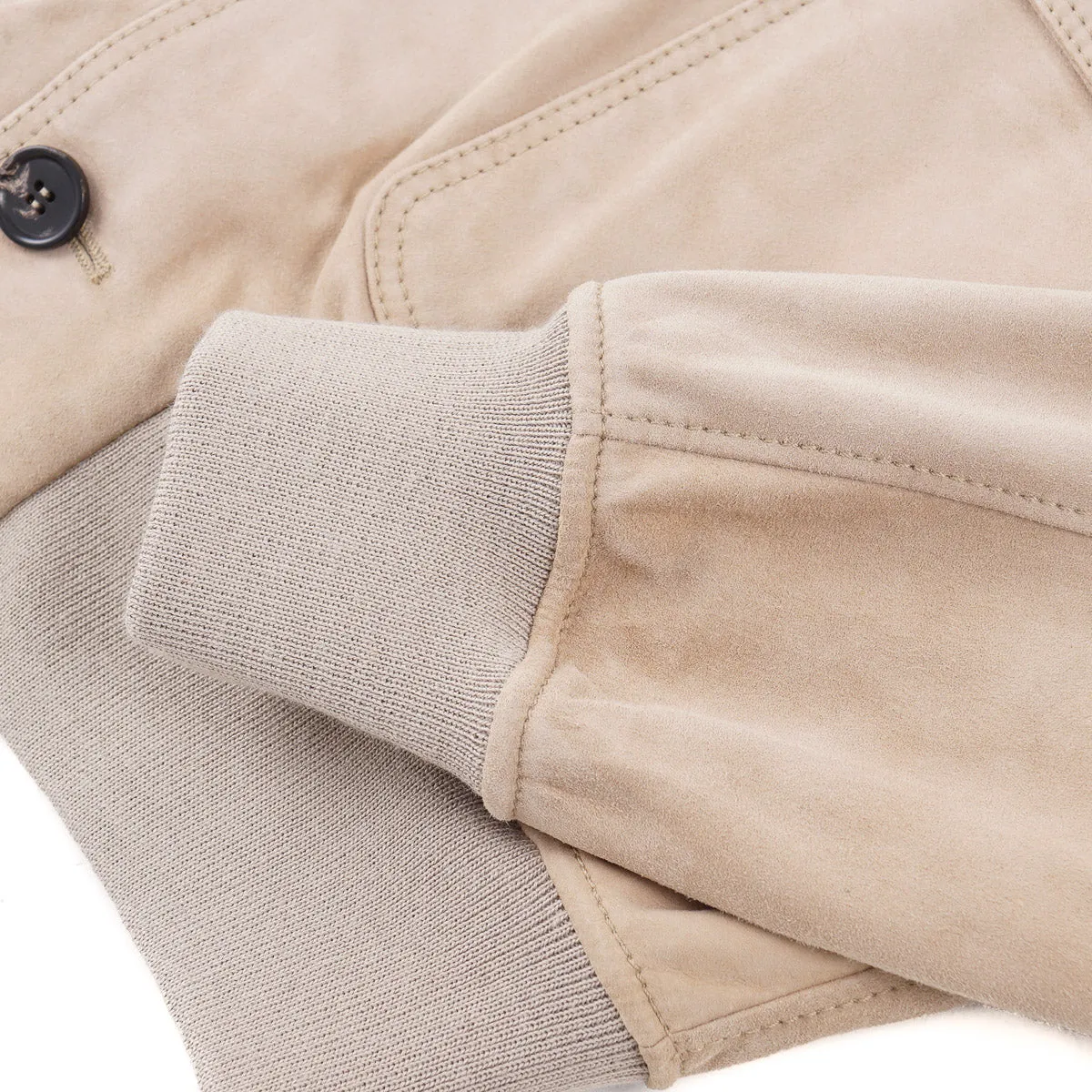 Rifugio Unlined Suede Bomber Jacket