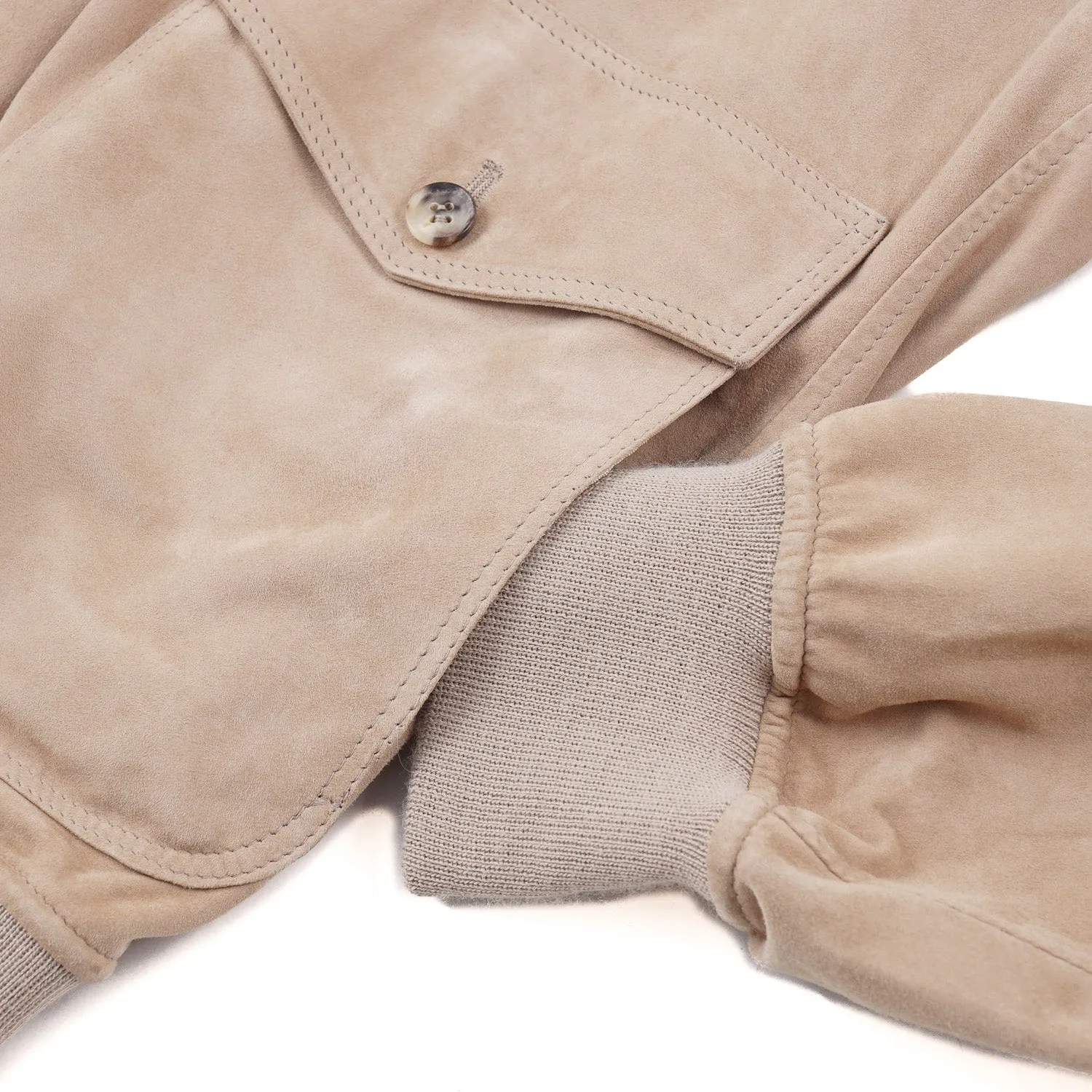 Rifugio Unlined Suede Bomber Jacket