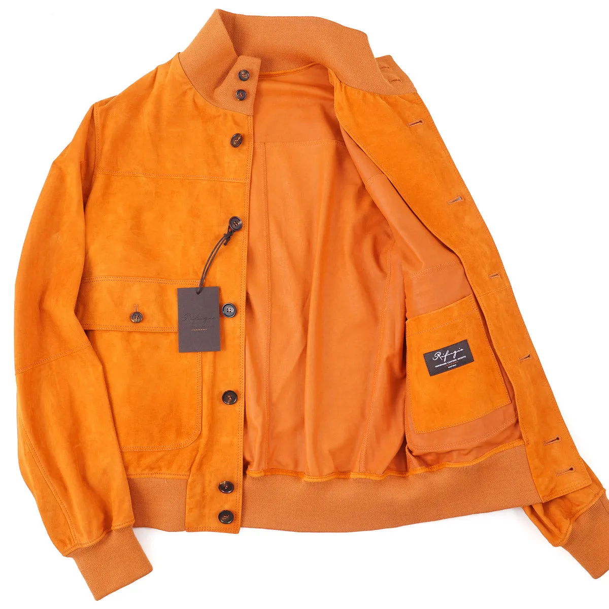 Rifugio Unlined Suede Bomber Jacket