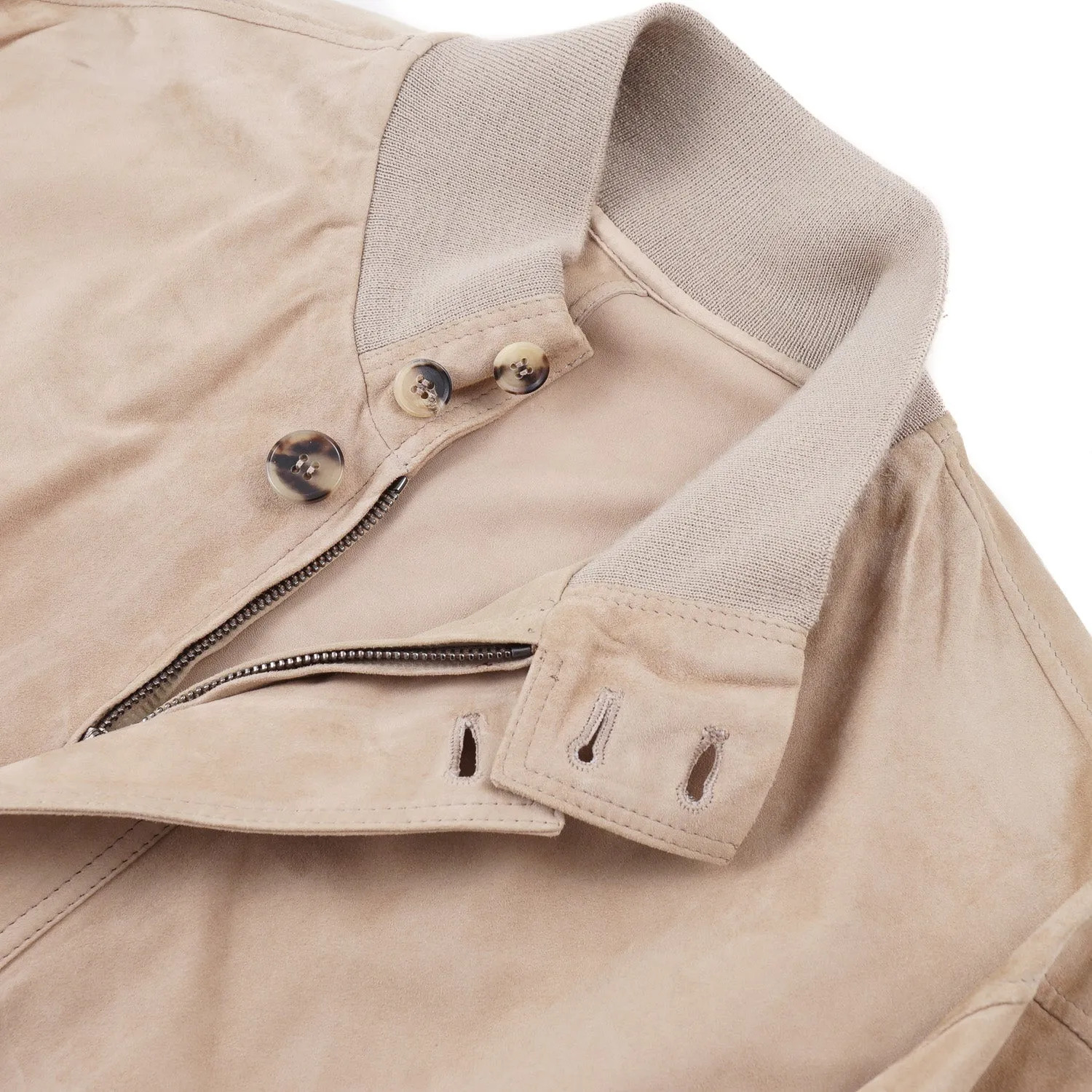 Rifugio Unlined Suede Bomber Jacket